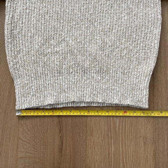 Free People Sweater Women Large Electric City Pullover Knit White Beige OB560520 - Picture 8 of 13